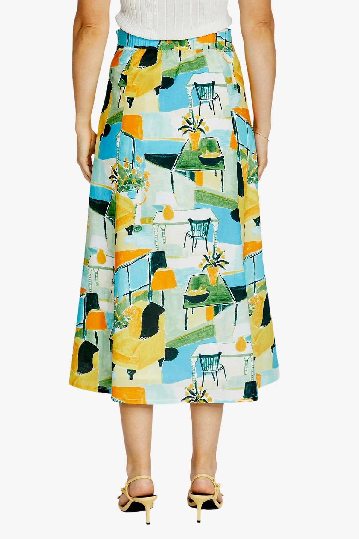 Pingpong Indi Alfresco Skirt Alfresco Print