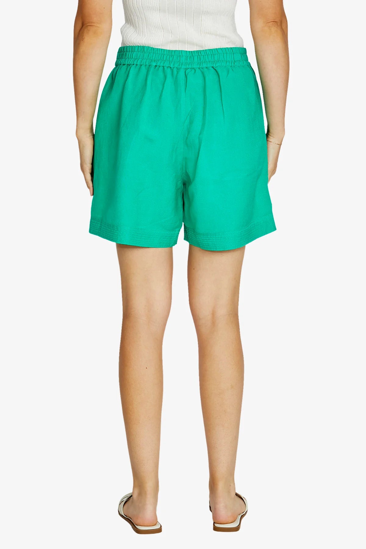 Pingpong Lisa Stitch Hem Short Lotus Green