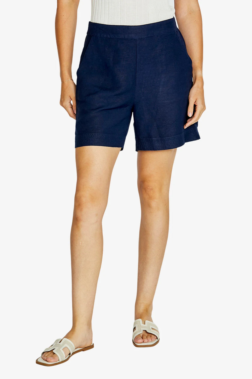 Pingpong Lisa Stitch Hem Short True Navy