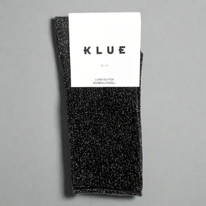 KLUE Glitter Lurex Socks Black