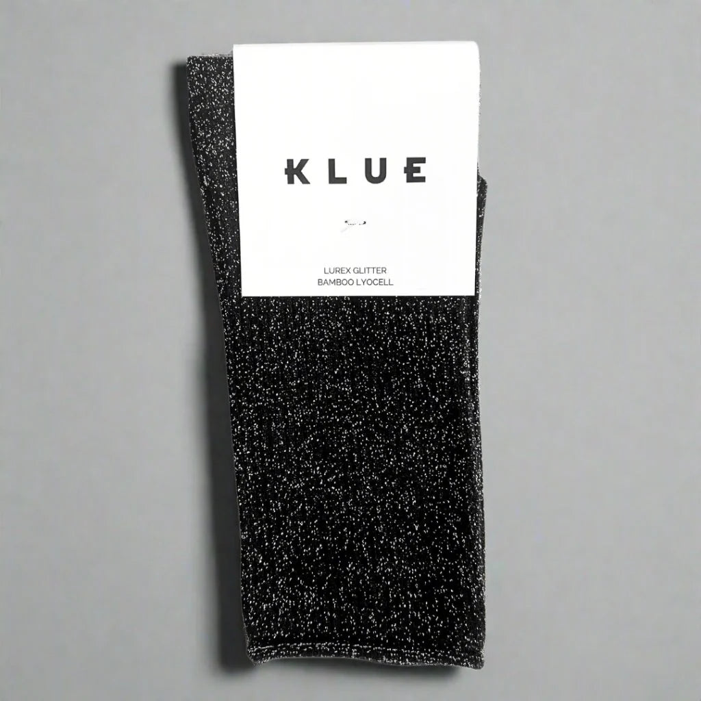 KLUE Glitter Lurex Socks Black