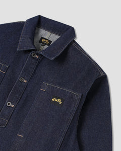 Stan Ray Painters Pop Over Shirt Single Rinse Denim