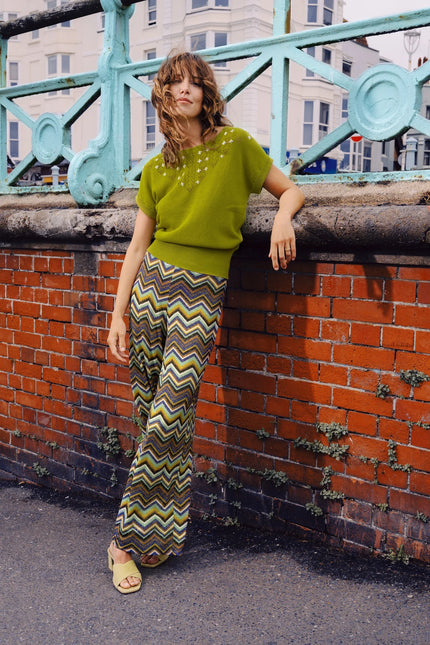 King Louie Sara Pants Shio Strong Blue