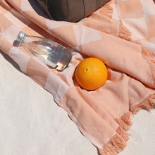 Load image into Gallery viewer, Layday Cove Peach Single Beach Towel
