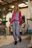 Miss Goodlife Pink Animal Love Blouse Multi