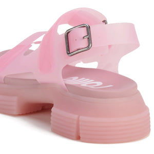 Rollie Jelly Sandal Clear Pink