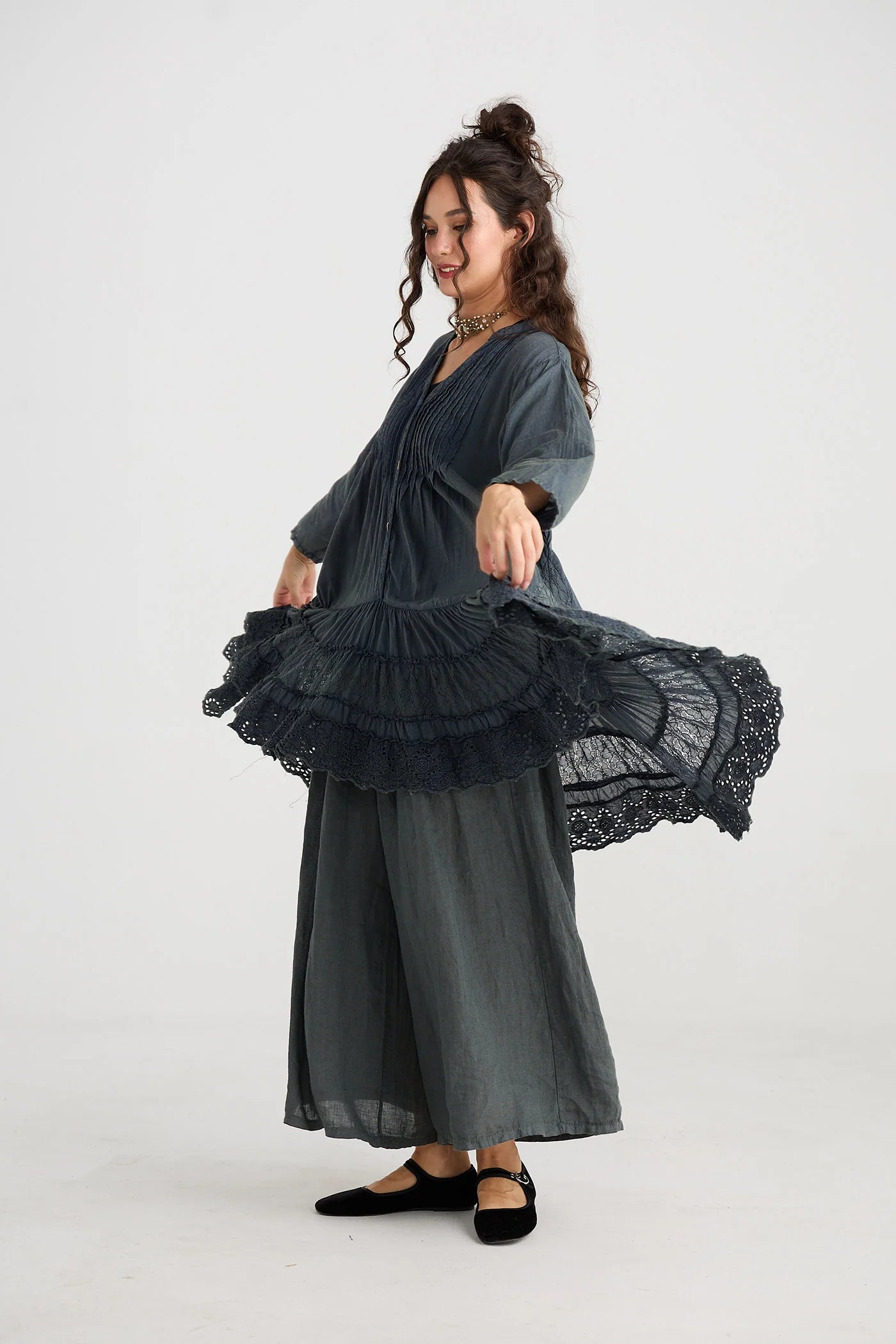 Miss Rose Sister Violet Persian Princess Top Ink