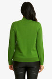 Ping Pong Merino Turtle Neck Pullover Fern
