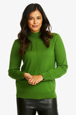 Ping Pong Merino Turtle Neck Pullover Fern