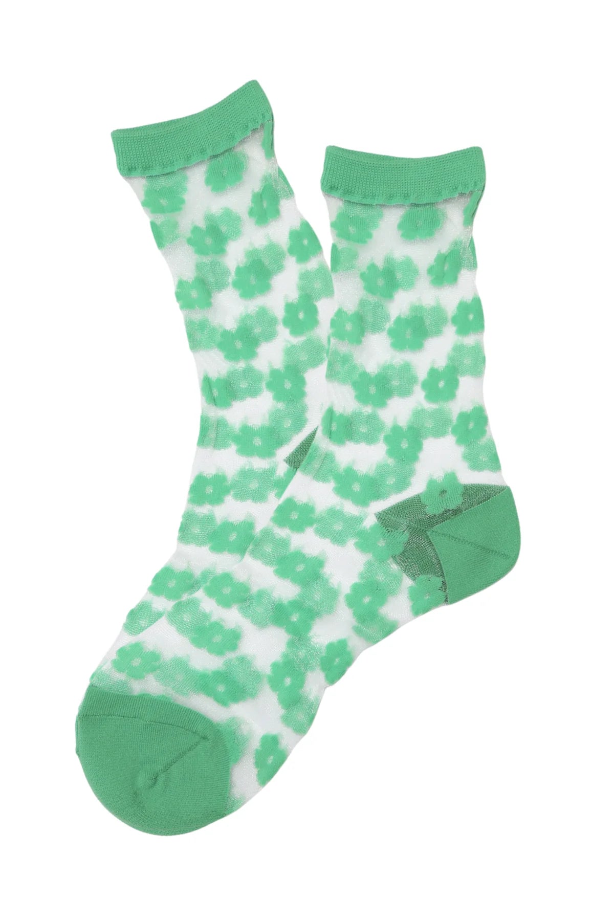 Olga De Polga Posie Netting Socks Green