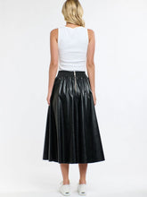 Load image into Gallery viewer, 365 Days Updated Dakota PU Skirt Black
