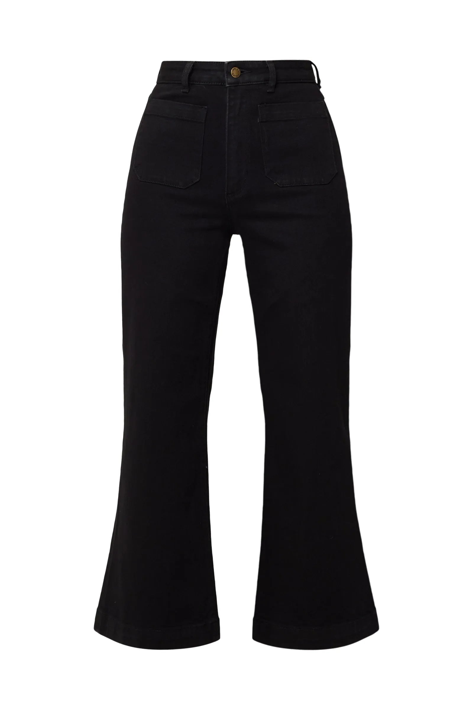 Rolla's Sailor Jean Black Rinse Crop