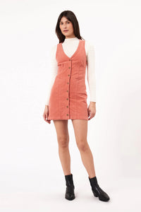 Rollas Dallas Dress Cord Dark Peach