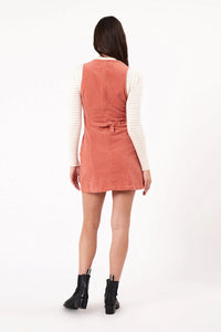 Rollas Dallas Dress Cord Dark Peach
