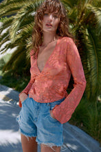 Load image into Gallery viewer, Rollas Rodeo Blouse Burnout
