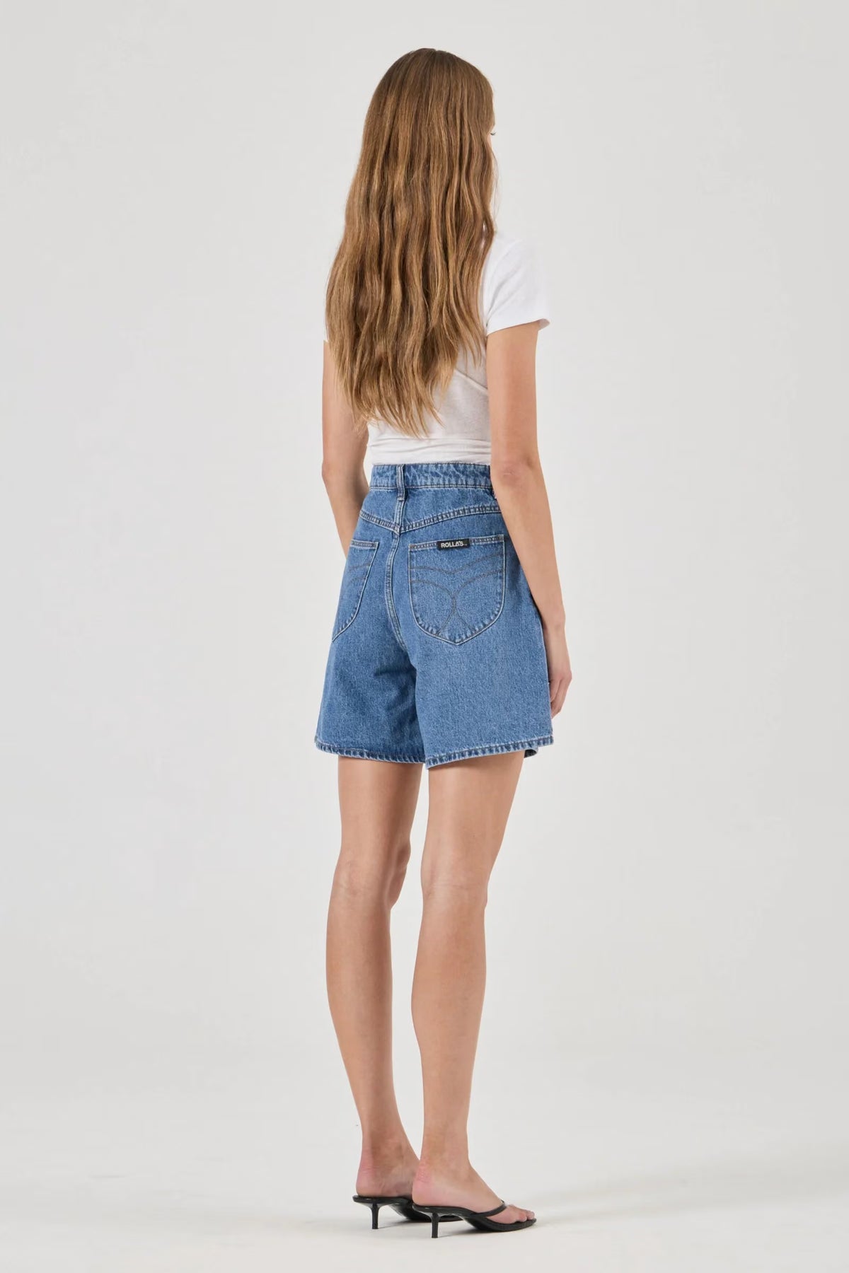 Rolla's Super Mirage Denim Shorts Evie Dark Blue