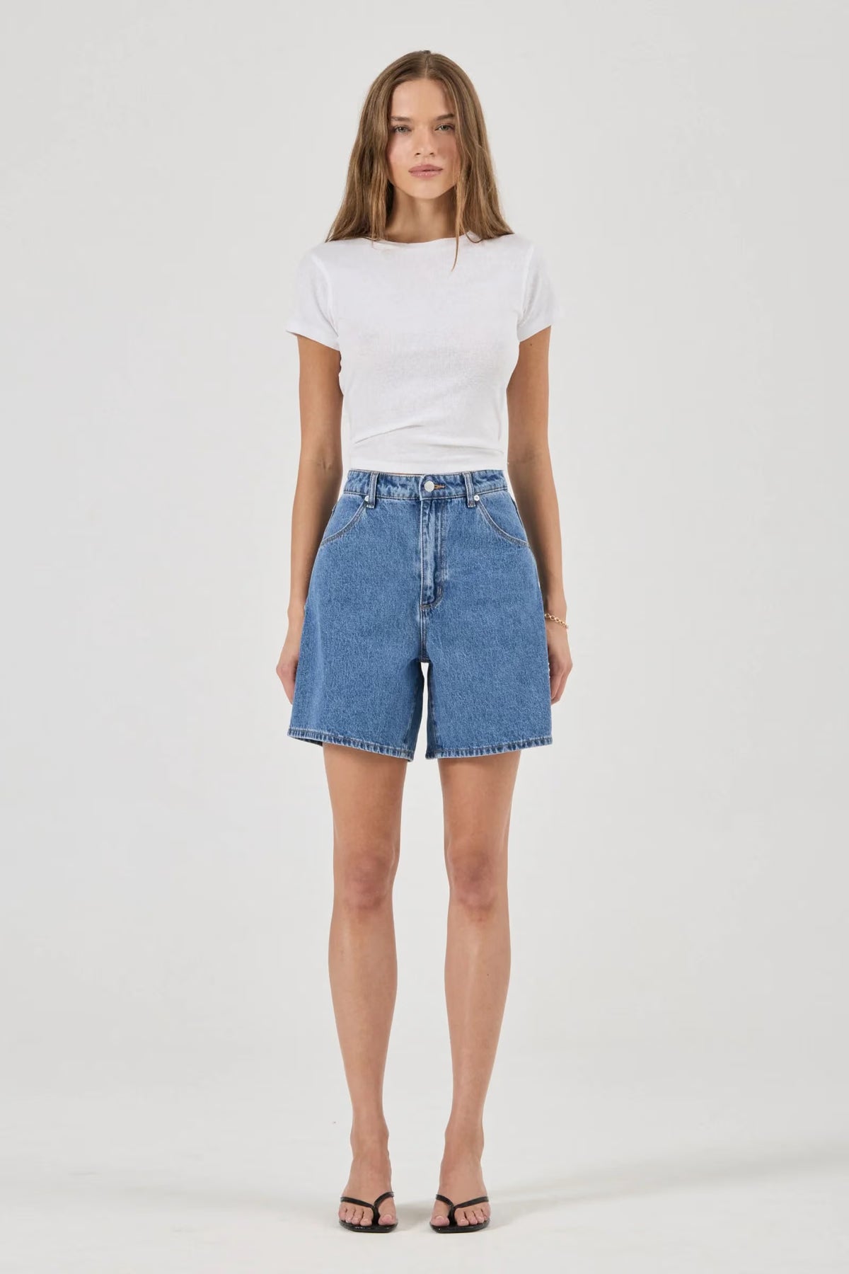 Rolla's Super Mirage Denim Shorts Evie Dark Blue