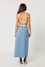 Load image into Gallery viewer, Rolla&#39;s Charlie Maxi Skirt Mid Vintage Blue Denim
