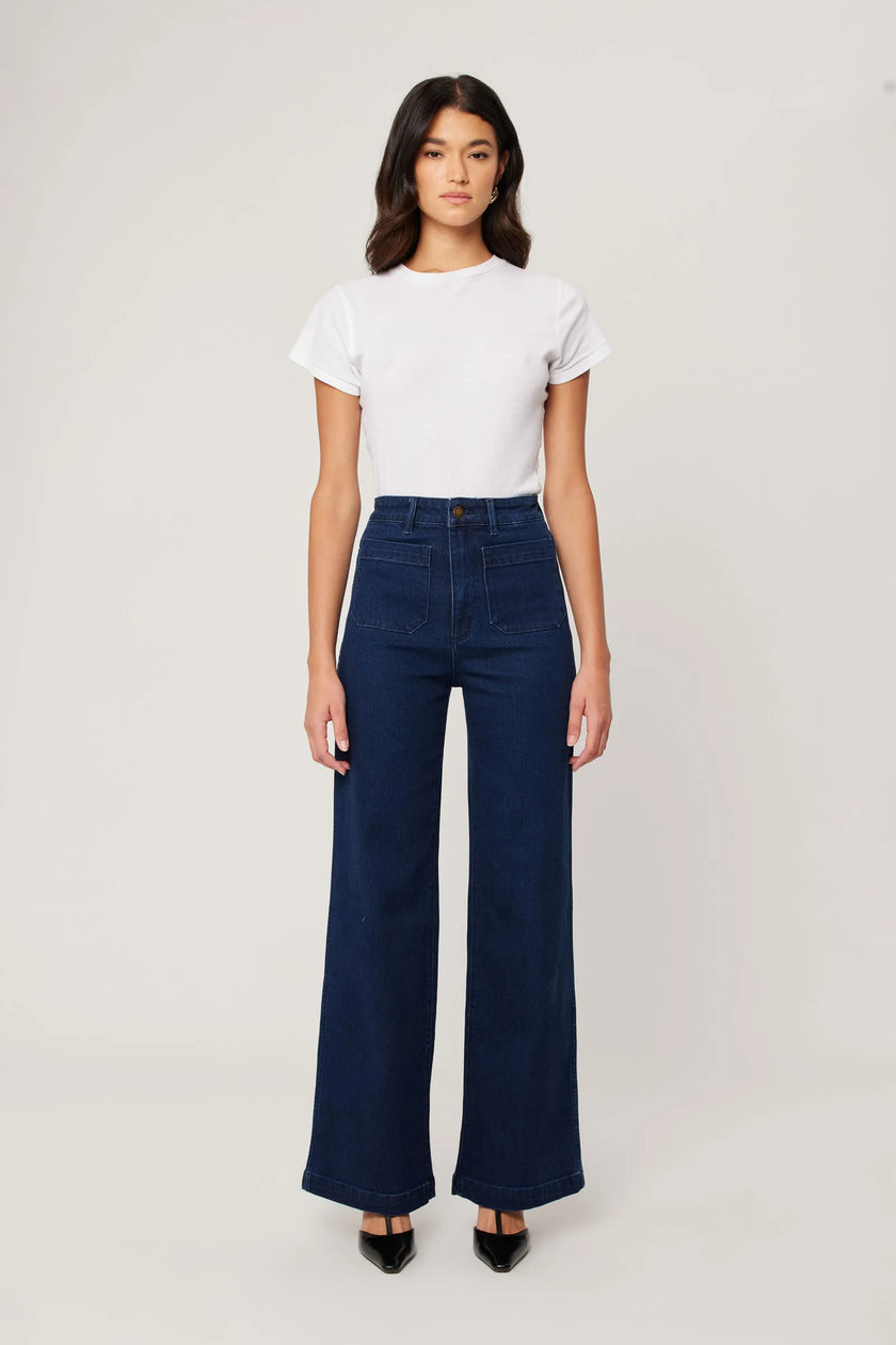 Rolla's Sailor Long Dark Stone Dark Vintage Indigo