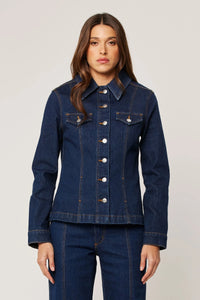 Rolla's Celeste Denim Jacket Riley Blue