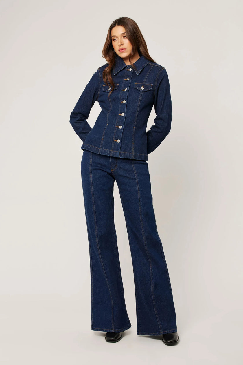 Rolla's Celeste Denim Jacket Riley Blue