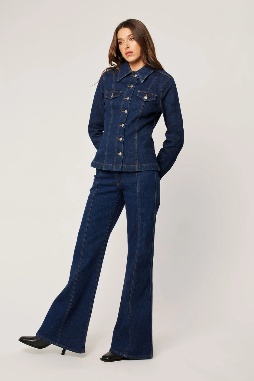 Rolla's Celeste Denim Jacket Riley Blue