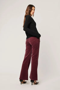 Rolla's Eastcoast Flare Baby Cord Oxblood