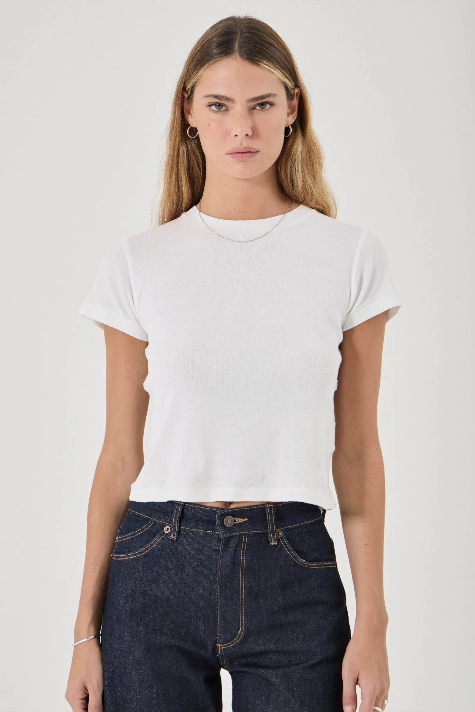 Rolla's Gigi Barrel Jeans Super Rinse Denim