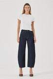 Rolla's Gigi Barrel Jeans Super Rinse Denim