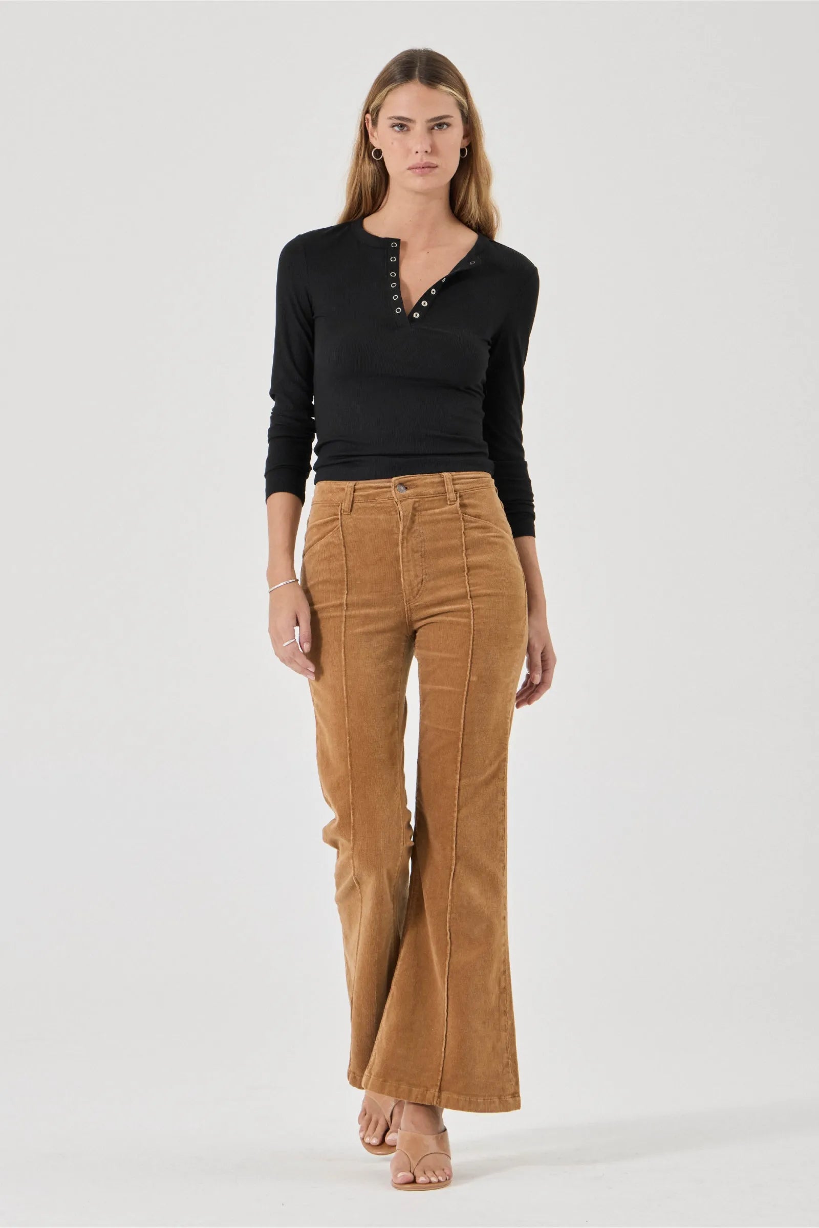 Rolla's Eastcoast Flare Deco Caramel Teddy