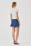 Rollas Lenny Wrap Mini Blue Smoke Rinse Denim