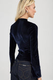 Rollas Cameo Long Sleeve Top Velvet Midnight