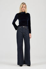 Load image into Gallery viewer, Rollas Cameo Long Sleeve Top Velvet Midnight
