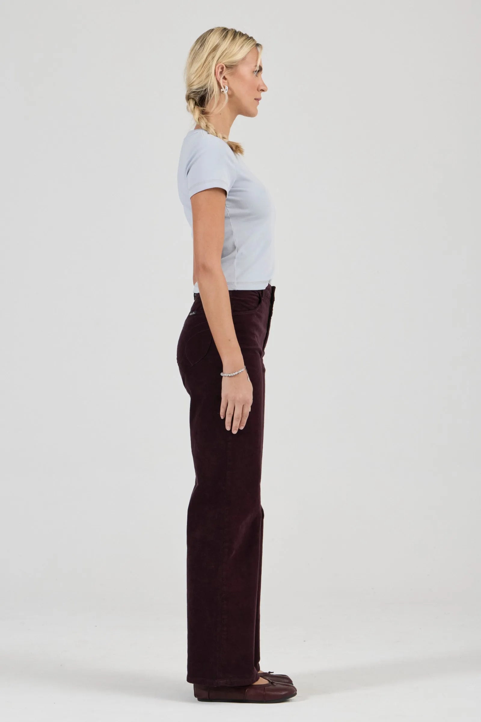 Rollas Sailor Jean Scoop Long Velvet Cherry