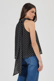 Rolla's Edie Halter Polka Dot Black/White