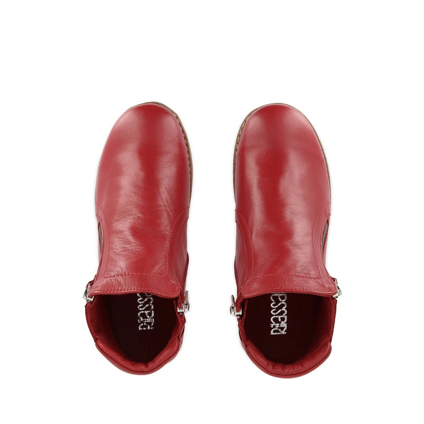 Rilassare Tallow Leather Ankle Boots Chilli/Chilli