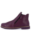 Rilassare Tallow Leather Ankle Boots Plum/Plum