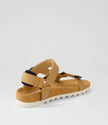 Rollie Sandal Tooth Wedge Soft Tan