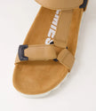 Rollie Sandal Tooth Wedge Soft Tan