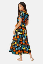 Load image into Gallery viewer, Traffic People Whisper Dress Retro Rose
