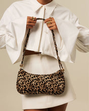 Load image into Gallery viewer, Billini Rosabelle Shoulder Bag Leopard Satin
