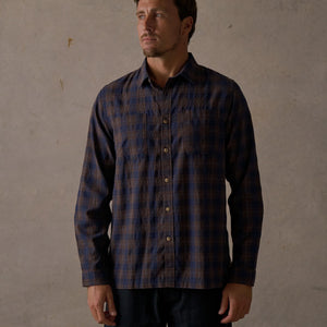 McTavish Check Long Sleeve Shirt Blue Multi