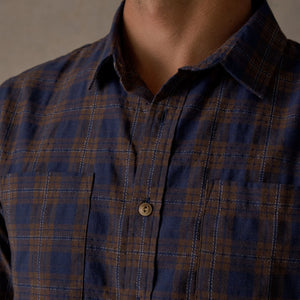 McTavish Check Long Sleeve Shirt Blue Multi