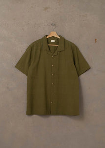 McTavish Camp Collar Shirt Green