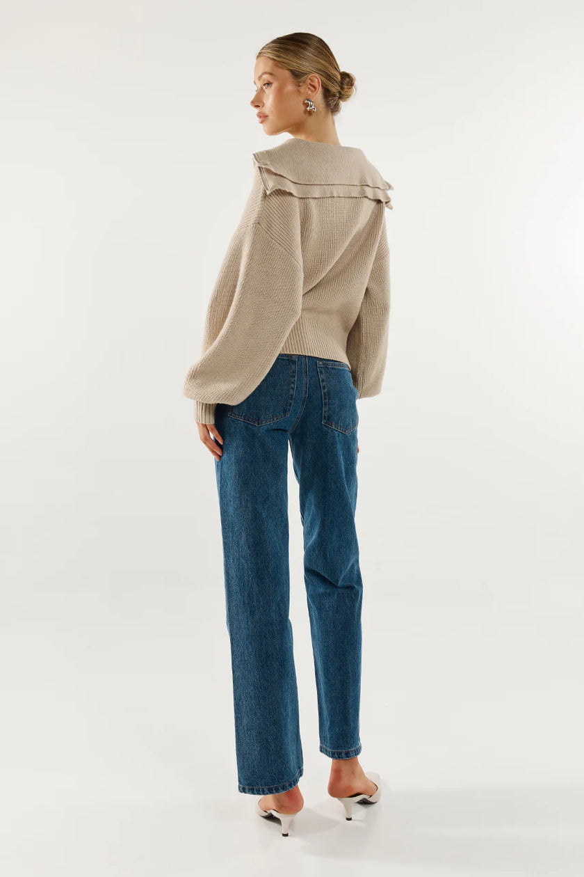 Madison The Label Remy Knit Jumper Oat