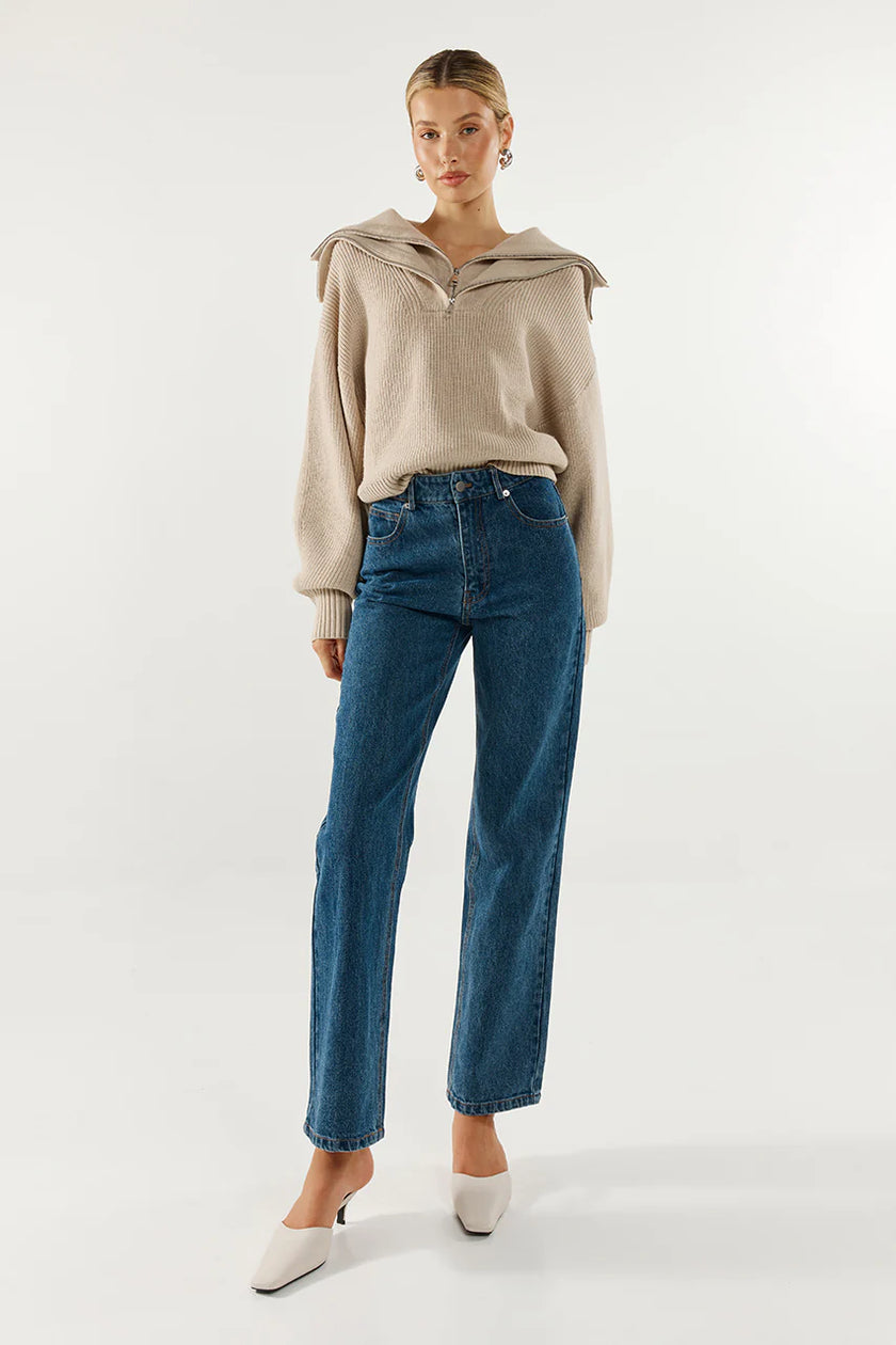 Madison The Label Remy Knit Jumper Oat