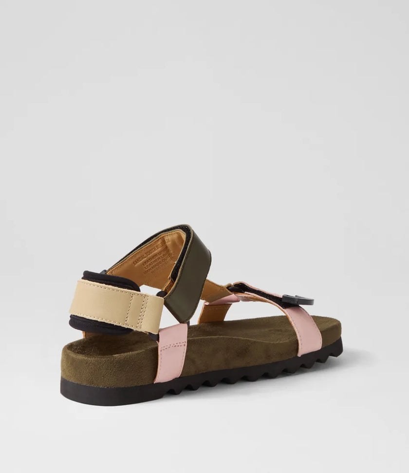 Rollie Sandal Tooth Wedge Blush Camo