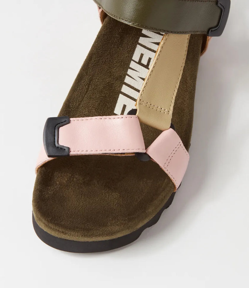 Rollie Sandal Tooth Wedge Blush Camo