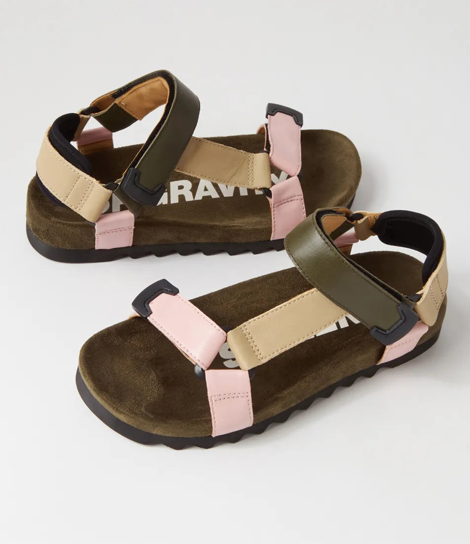 Rollie Sandal Tooth Wedge Blush Camo
