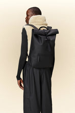 Load image into Gallery viewer, RAINS Rolltop Rucksack Black
